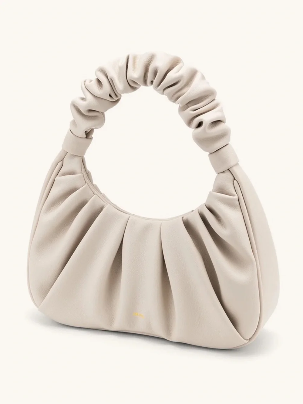 JW PEI Gabbi Ruched Hobo Handbag - Ivory